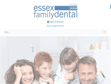 Tablet Screenshot of essexfamilydental.com